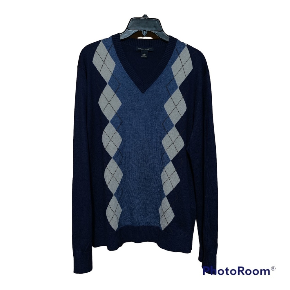 Banana Republic mens Silk/Cashmere blend v-neck sweater size‎ L